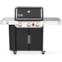 Weber Grills Genesis E-335 Propane Gas Grill With Sear Burner & Side Burner - Black