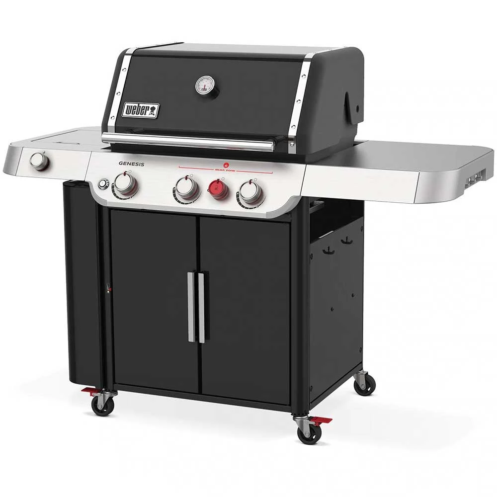 Weber Grills Genesis E-335 Propane Gas Grill With Sear Burner & Side Burner - Black - Image 3