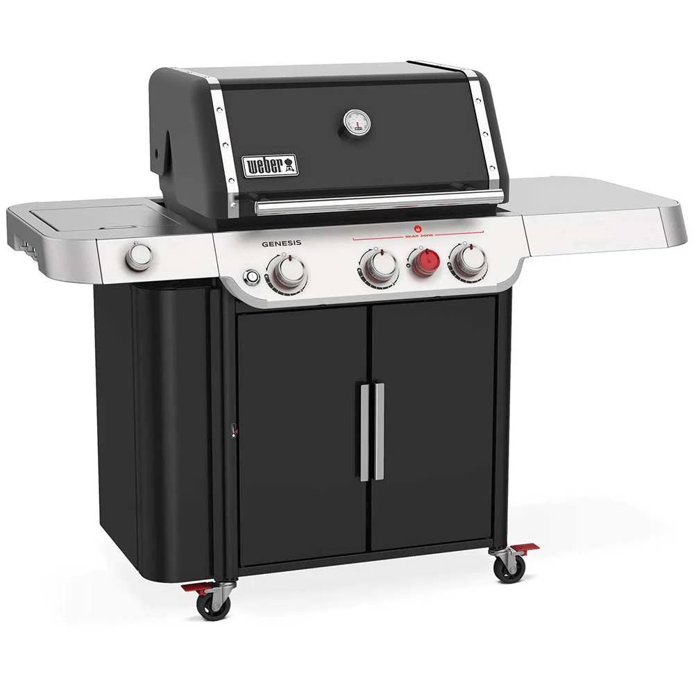 Weber Grills Genesis E-335 Propane Gas Grill With Sear Burner & Side Burner - Black - Image 2