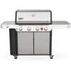 Weber Grills Genesis S-435 Propane Gas Grill With Sear Burner & Side Burner - Stainless Steel