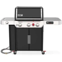 Weber Grills Genesis EX-335 Natural Gas Smart Grill With Sear Burner & Side Burner - Black