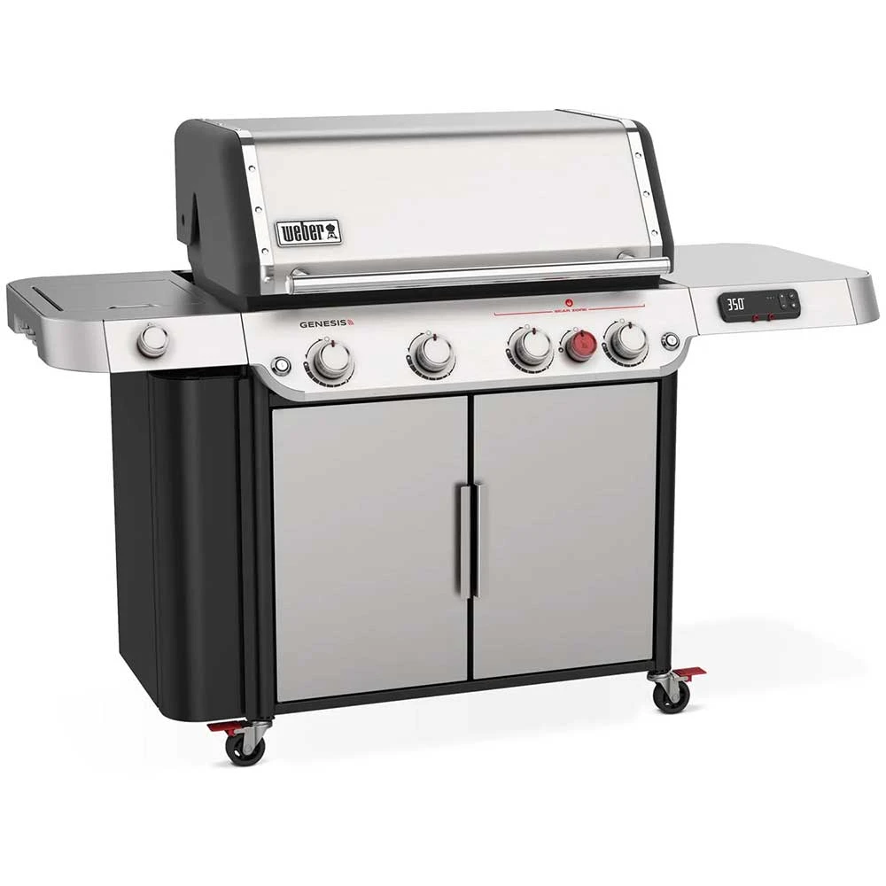 Weber Grills Genesis SPX-435 Natural Gas Smart Grill With Sear Burner & Side Burner - Stainless Steel - Image 2