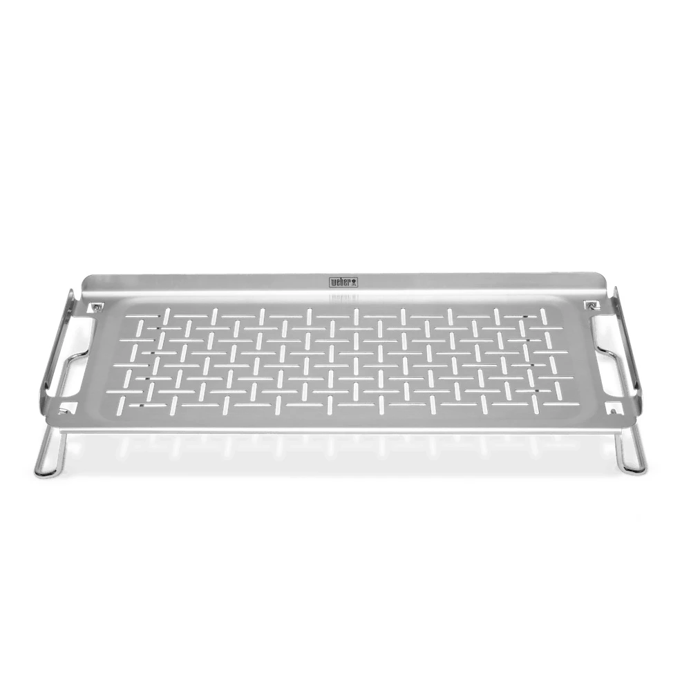Weber Grills 16-Inch Stainless Steel Griddle Warming Rack - Image 4