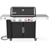 Weber Grills Genesis E-435 Natural Gas Grill With Sear Burner & Side Burner - Black