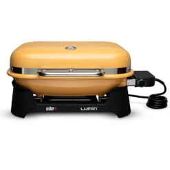 Weber Grills Lumin 2000 26-Inch 120V Portable Electric Grill - Yellow