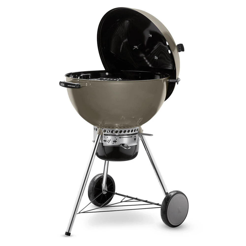 Weber Grills Master Touch 22-Inch Charcoal Grill With Gourmet BBQ System Cooking Grate - Smoke - Image 4