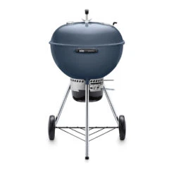 Weber Grills Master Touch 22-Inch Charcoal Grill With Gourmet BBQ System Cooking Grate - Slate Blue