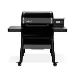 Weber Grills SmokeFire Sear+ ELX4 24-Inch Wi-Fi Enabled Wood Fired Pellet Grill - Black
