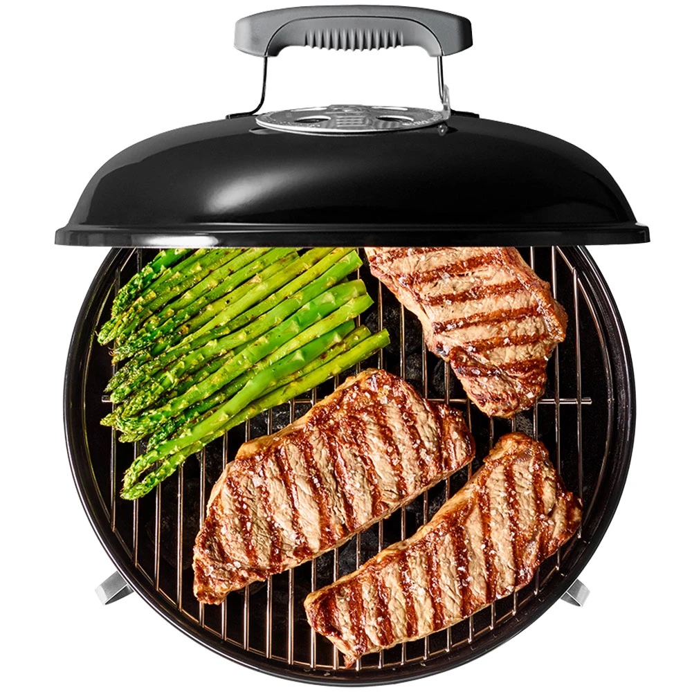 Weber Grills Smokey Joe Premium 14-Inch Portable Charcoal Grill - Black - Image 2