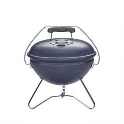 Weber Grills Smokey Joe Premium 14-Inch Portable Charcoal Grill - Slate Blue