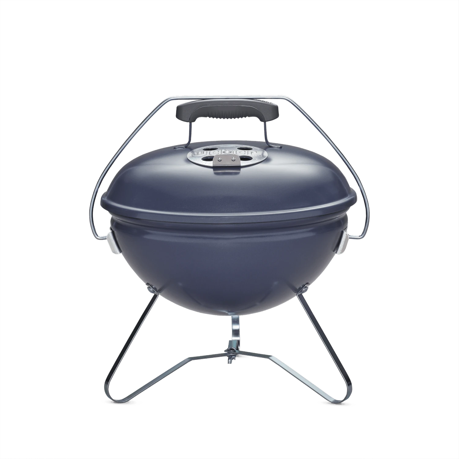Weber Grills Smokey Joe Premium 14-Inch Portable Charcoal Grill - Slate Blue