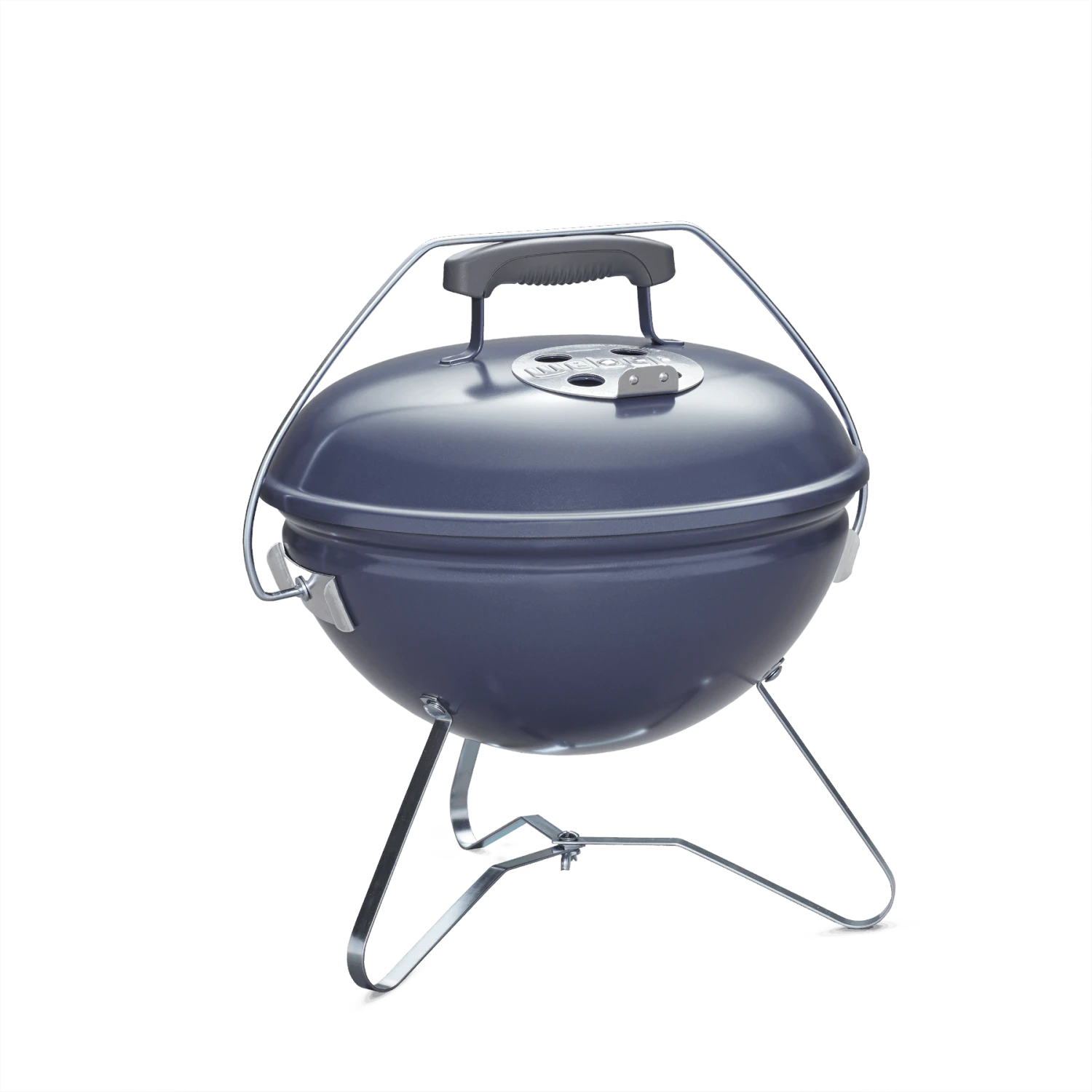 Weber Grills Smokey Joe Premium 14-Inch Portable Charcoal Grill - Slate Blue - Image 2