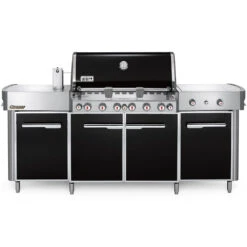 Weber Grills Summit Grill Center Propane Gas Grill With Rotisserie, Sear Burner, And Side Burner - Black