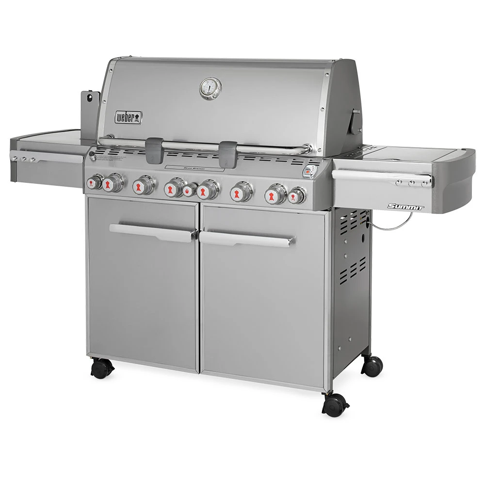 Weber Grills Summit S-670 Propane Gas Grill With Rotisserie, Sear Burner, And Side Burner - Image 9