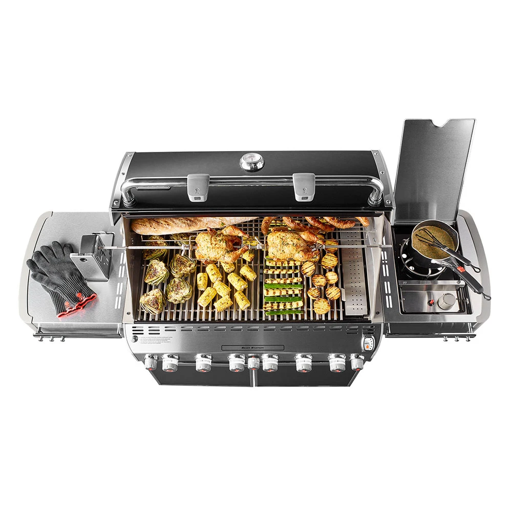Weber Grills Summit S-670 Propane Gas Grill With Rotisserie, Sear Burner, And Side Burner - Image 2
