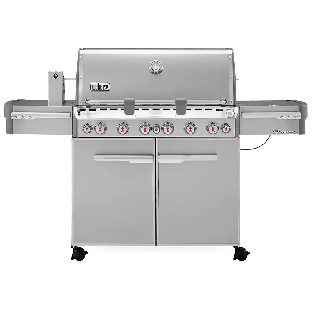 Weber Grills Summit S-670 Propane Gas Grill With Rotisserie, Sear Burner, And Side Burner