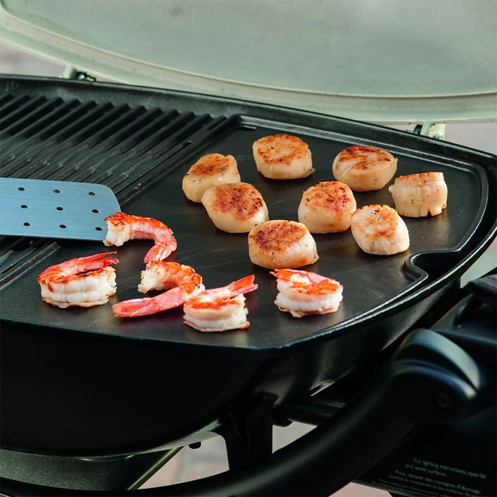 Weber Grills Porcelain-Enameled Cast Iron BBQ Griddle For Q 200/2000 Gas Grills - Image 2