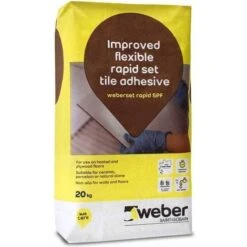 Weber Set Rapid SPF Flexible Tile Adhesive 20kg