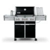 Weber Grills Summit E-470 Propane Gas Grill With Rotisserie, Sear Burner & Side Burner - Black