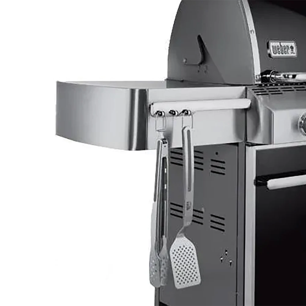 Weber Grills Summit E-670 Propane Gas Grill With Rotisserie, Sear Burner & Side Burner - Black - Image 8