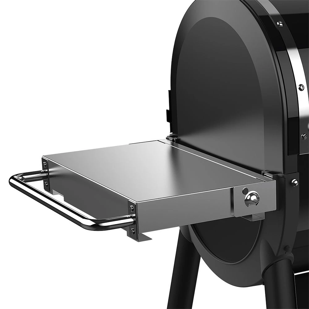 Weber Stainless Steel Folding Side Table For SmokeFire Pellet Grills (WEB-7001)