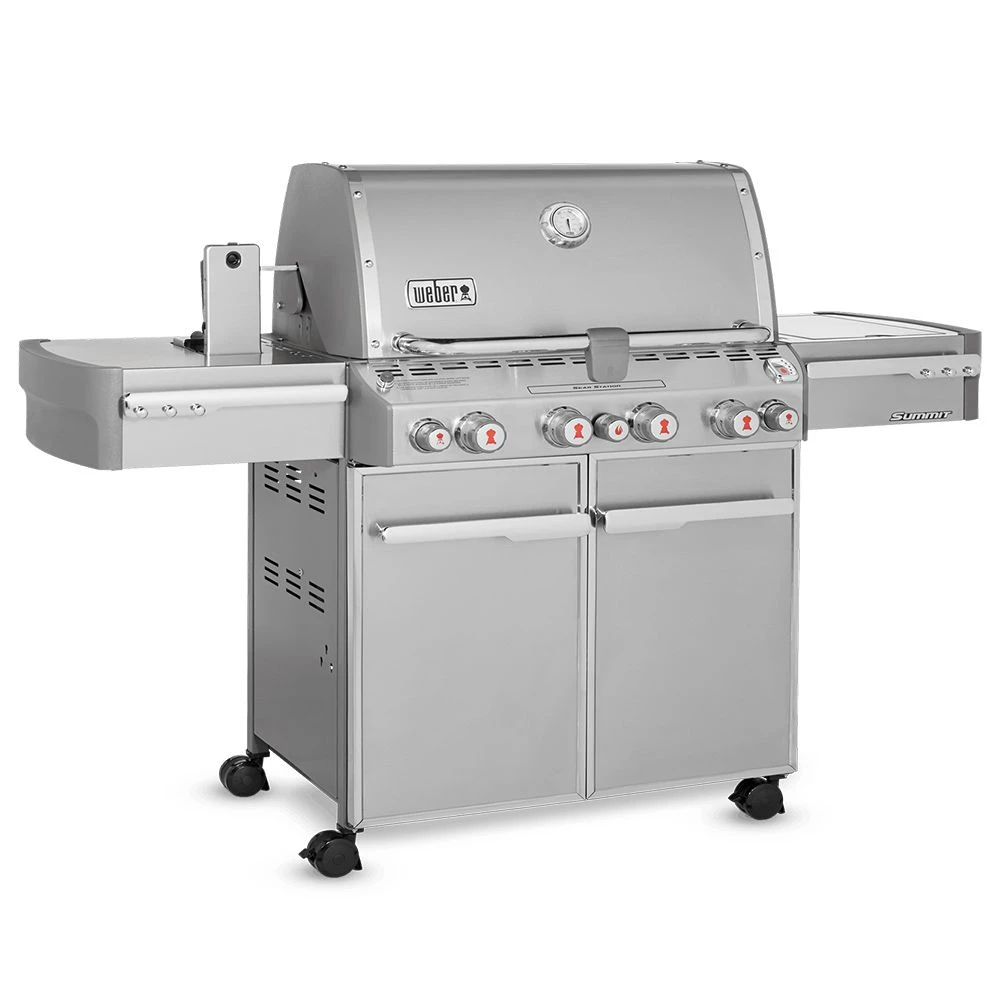 Weber Summit 4-Burner Freestanding Gas Grill With Rotisserie, Sear Station And Side Burner (WEB-E-S-470) - Image 3