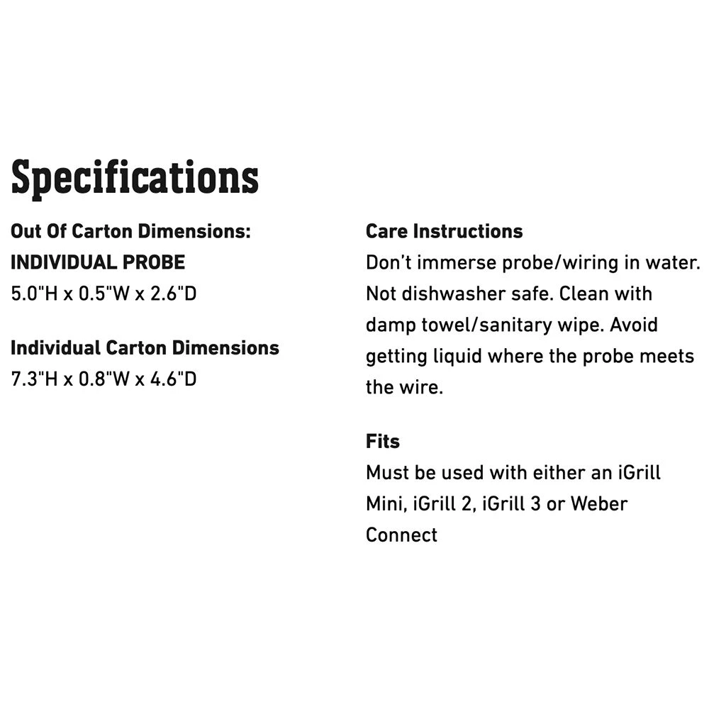 Weber IGrill Pro Meat Probe (WEB-7211) - Image 2