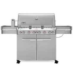 Weber Summit 6-Burner Freestanding Gas Grill With Rotisserie, Sear Station And Side Burner (WEB-E-S-670)